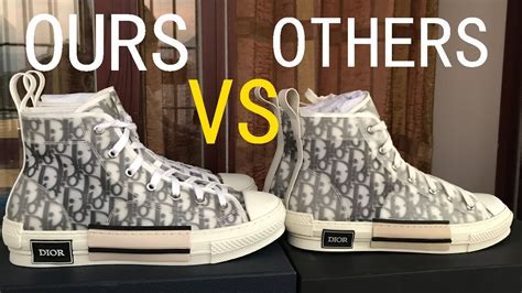 fake dior shoes vs real